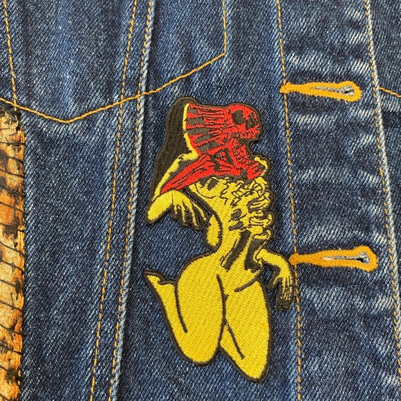 Battle Vest- Horror themed with patches and studs. - Picture 2 of 7